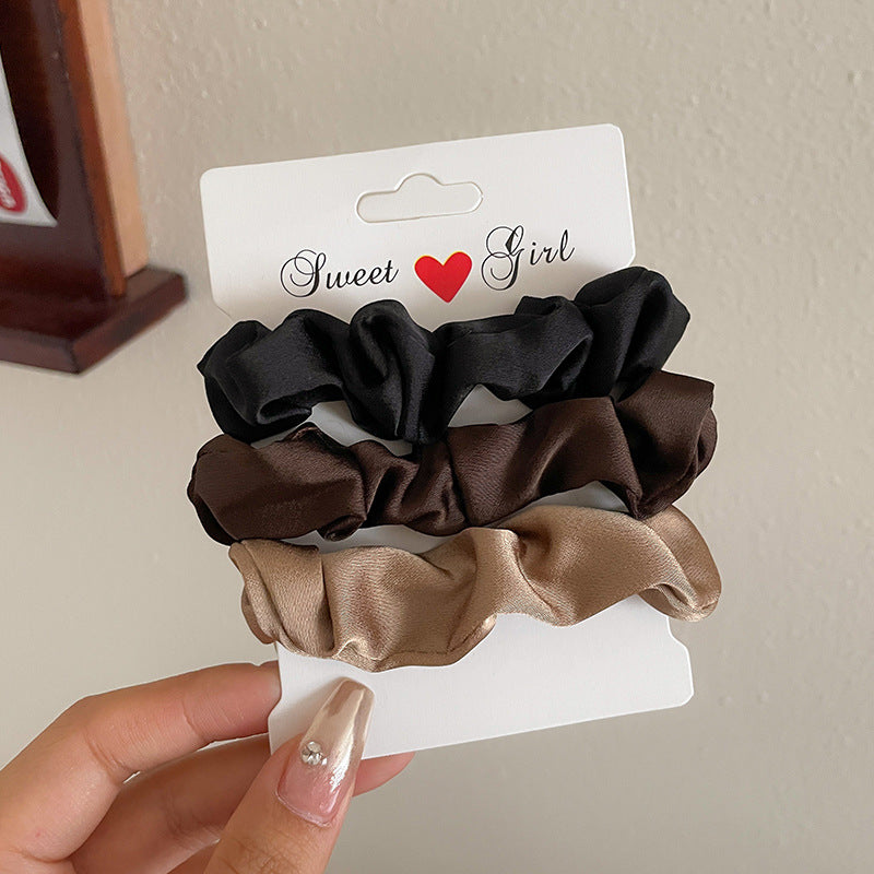 The Avella Satin Scrunchie Set