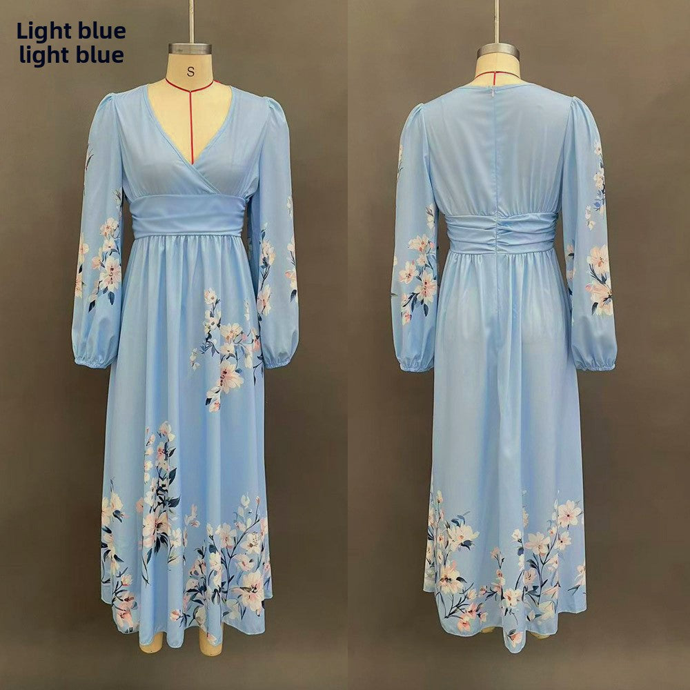 Florence | Floral Sleeve Maxi Dress