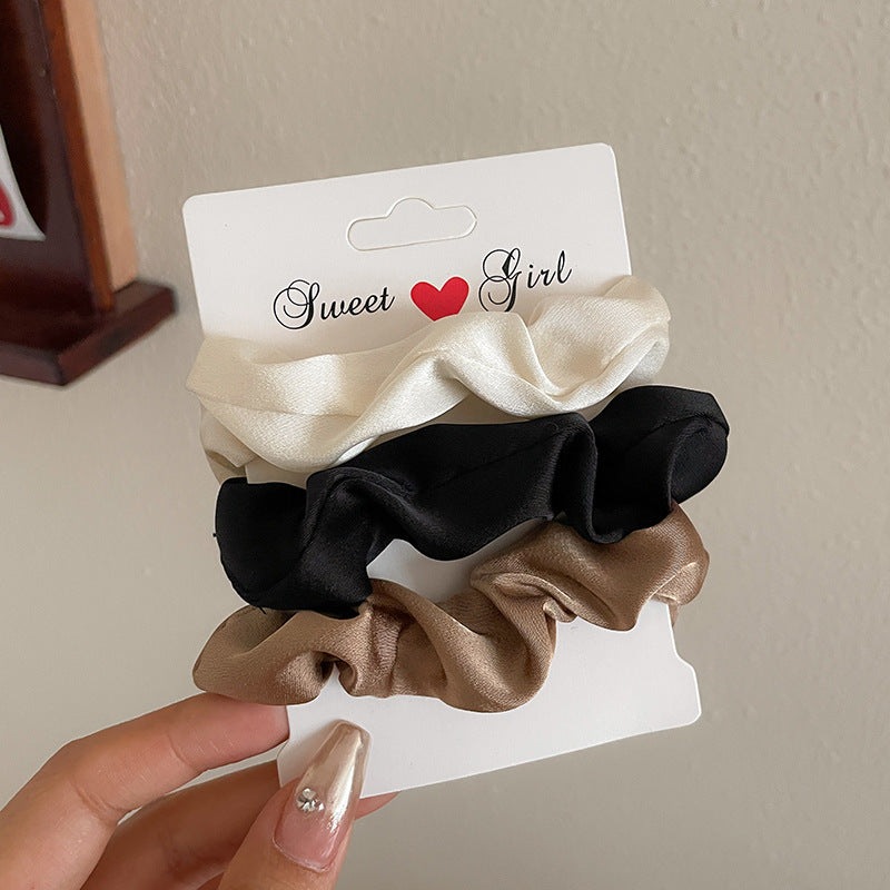 The Avella Satin Scrunchie Set