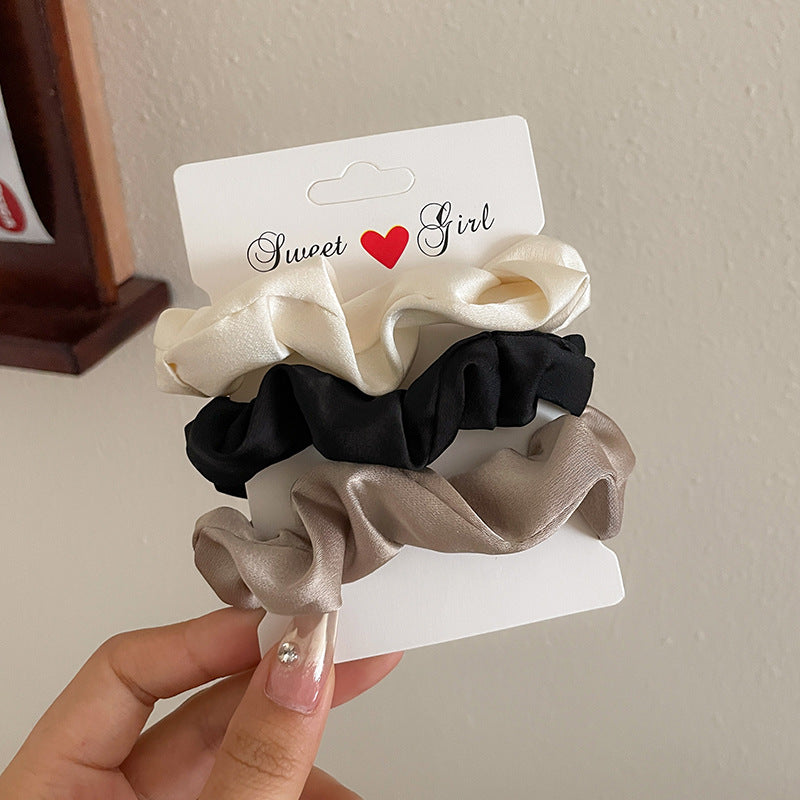 The Avella Satin Scrunchie Set