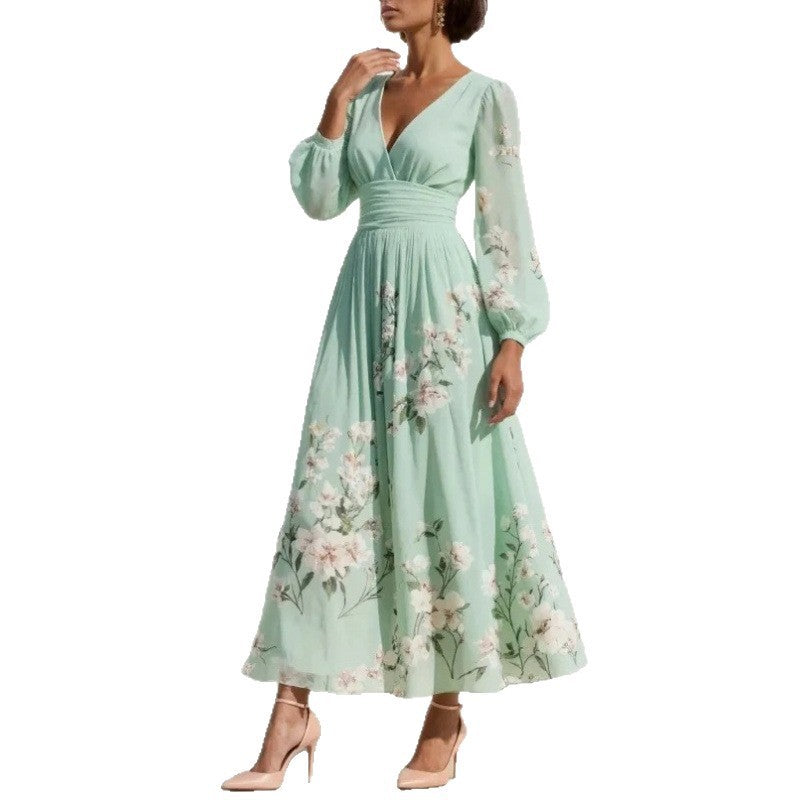 Florence | Floral Sleeve Maxi Dress