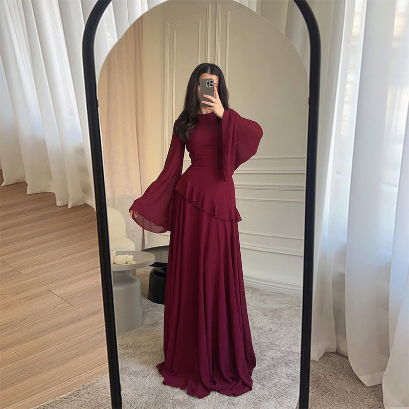 Aurelia | Long sleeve Maxi Dress